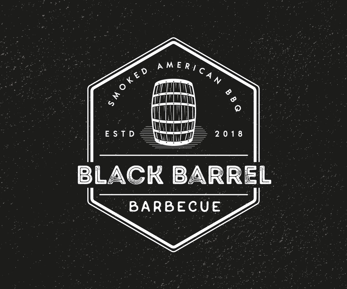 Logo Design by 91.kremena.petrova for Black Barrel Barbecue | Design #19221490