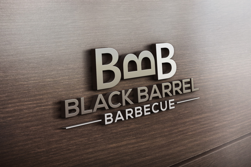 Logo Design by appledesign 3 for Black Barrel Barbecue | Design #19230029
