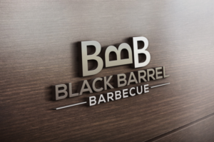 Logo Design by appledesign 3 for Black Barrel Barbecue | Design: #19230029