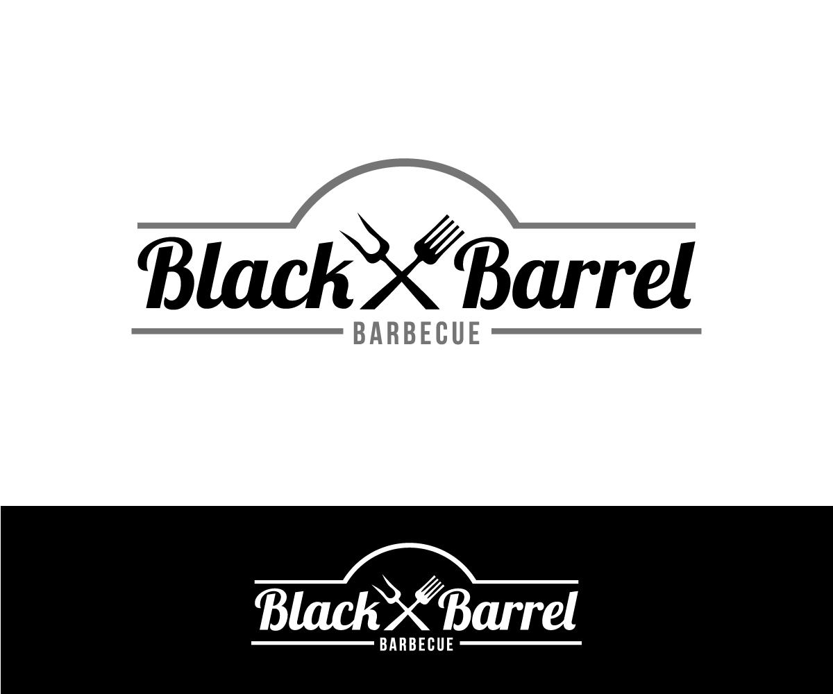 Logo Design by designmind78 for Black Barrel Barbecue | Design #19240926