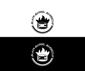 Logo Design by Rosaleen for Black Barrel Barbecue | Design: #19246159
