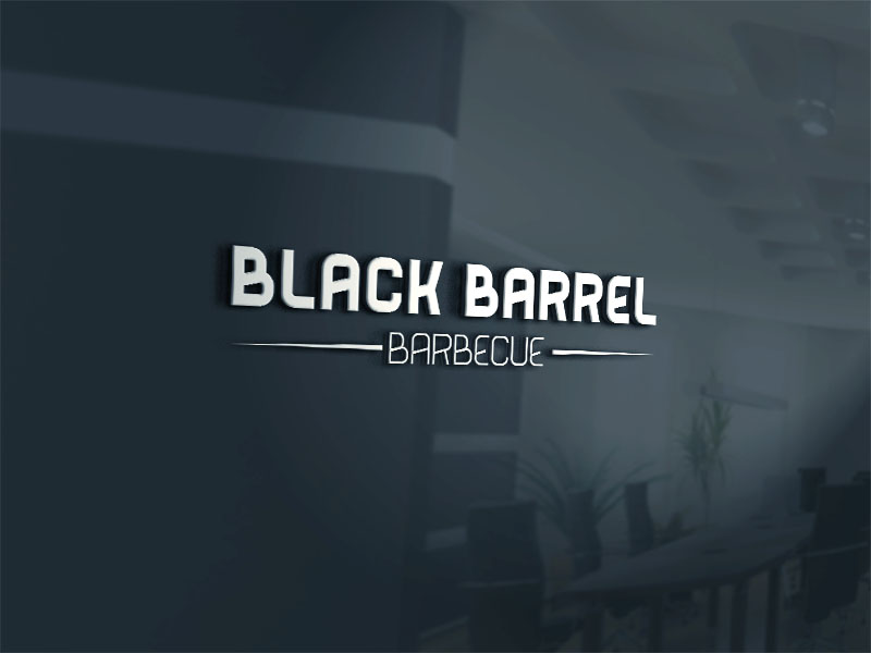 Logo Design by axel xhone 2 for Black Barrel Barbecue | Design #19242675