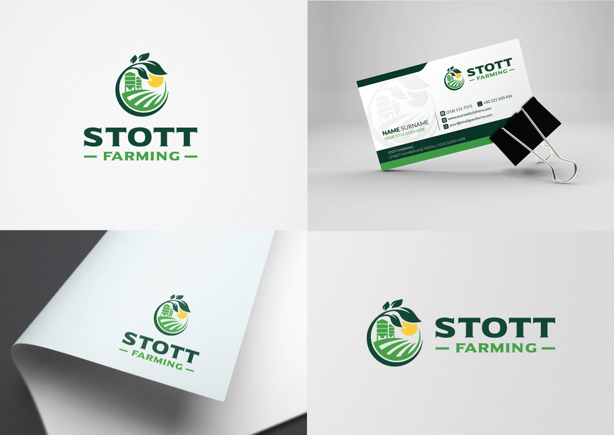 Logo Design by Ena for Stott Farming | Design #19221498