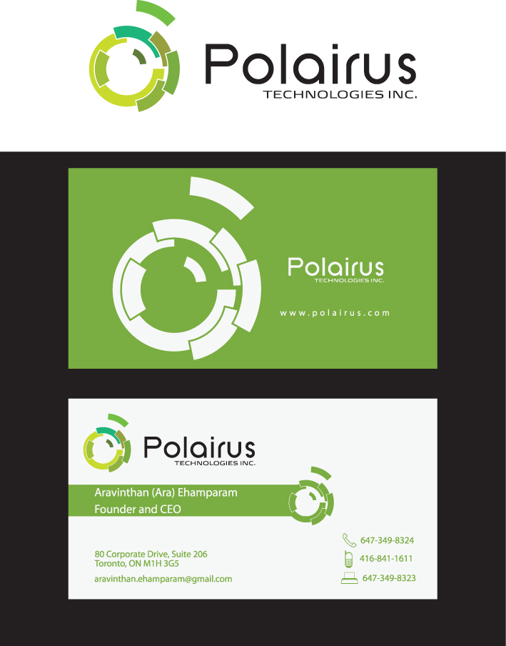 Business Card Design by abod bmd for Polairus Technologies Inc. | Design #63818