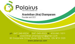 Business Card Design by Dale Hutchinson for Polairus Technologies Inc. | Design: #59593