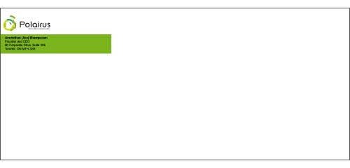 Business Card Design by Nicole H. for Polairus Technologies Inc. | Design #60019