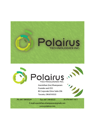 Business Card Design by Obed Rosenzweig for Polairus Technologies Inc. | Design #59240