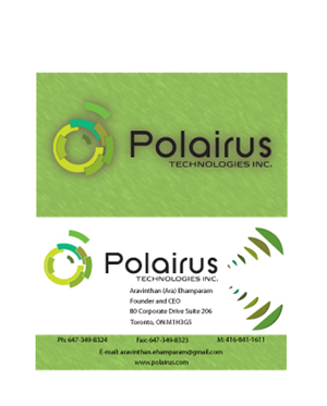 Business Card Design by Obed Rosenzweig for Polairus Technologies Inc. | Design: #59240