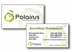Business Card Design by Stellar Designs for Polairus Technologies Inc. | Design: #56418
