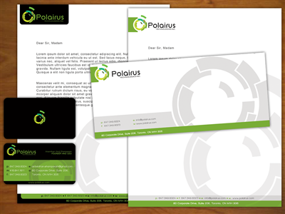 Business Card Design by k.a.d.a. designs for Polairus Technologies Inc. | Design #64111