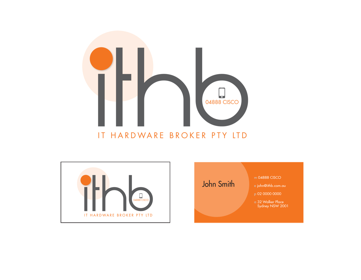 Logo-Design von Halfull Media für IT Hardware Broker | Design #2884343