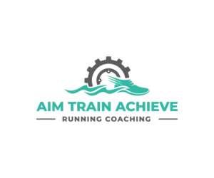 I want the text to be underneath the logo (not within the logo). Underneath the logo I want 2 lines of text. Line 1 should display: AIM TRAIN ACHIEVE. Line 2 should display: running coaching. Note that Line 1 is in capitals and Line 2 not in capitals. | Design de Logo par jason71