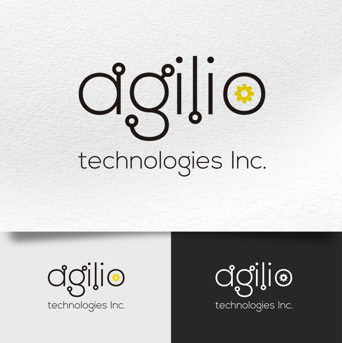 Logo Design by rafaeldsgn for Agilio Tech Inc. | Design #19222032