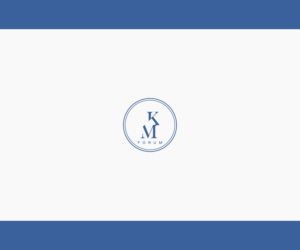 We are currently calling our event 'KM Forum' but are happy to accept new ideas as taglines for the event to replace this which will match the sentiment of the logo (e.g. letting knowledge flow, etc.) | Logo Design by Vetroff