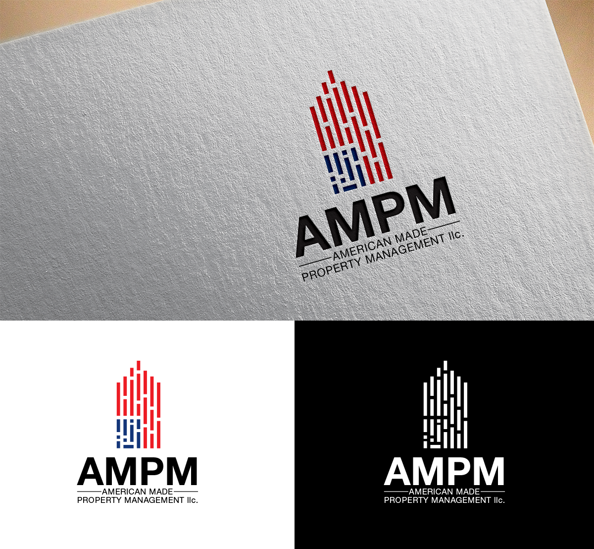 Diseño de Logo por PointGrfx para American Made Property Management LLC. | Diseño #19264423