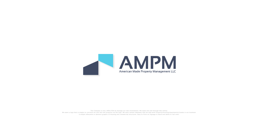 Logo Design by Mime Artworks for American Made Property Management LLC. | Design #19260571
