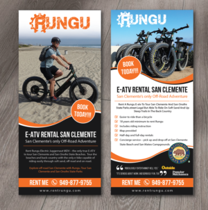 Screaming Off-road Adventure Rack Card | Flyer-Design von alex989