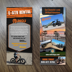 Screaming Off-road Adventure Rack Card | Flyer-Design von Alexandar