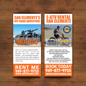 Screaming Off-road Adventure Rack Card | Flyer-Design von chandrayaan.creative