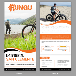 Screaming Off-road Adventure Rack Card | Design de Flyer par SAI DESIGNS