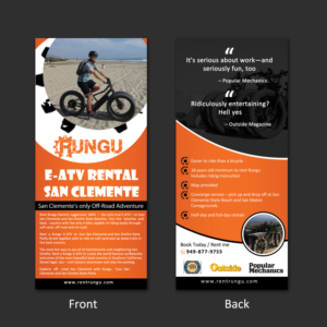 Screaming Off-road Adventure Rack Card | Flyer-Design von Schöpfer