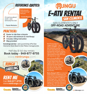 Screaming Off-road Adventure Rack Card | Flyer-Design von Marketing Wings
