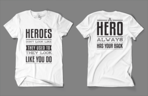 A Heroes Soul- T-shorts and clothing to honor everyday heroes | T-shirt Design by Barney Stinson