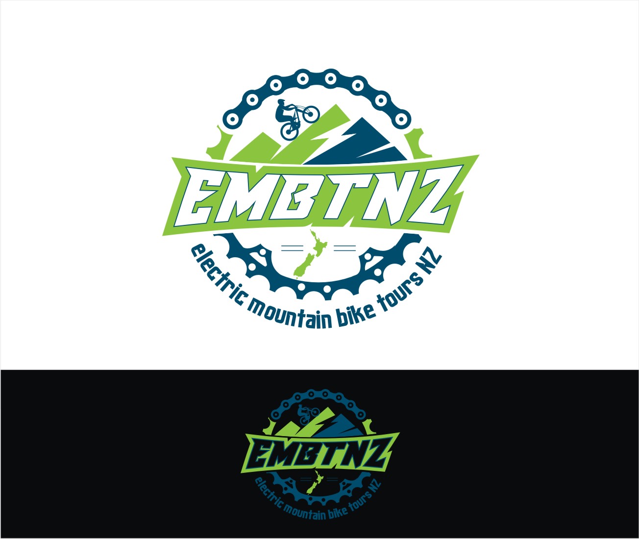 Design de Logo par Soul Light pour Electric Mountain Bike Tours NZ | Design #19227720