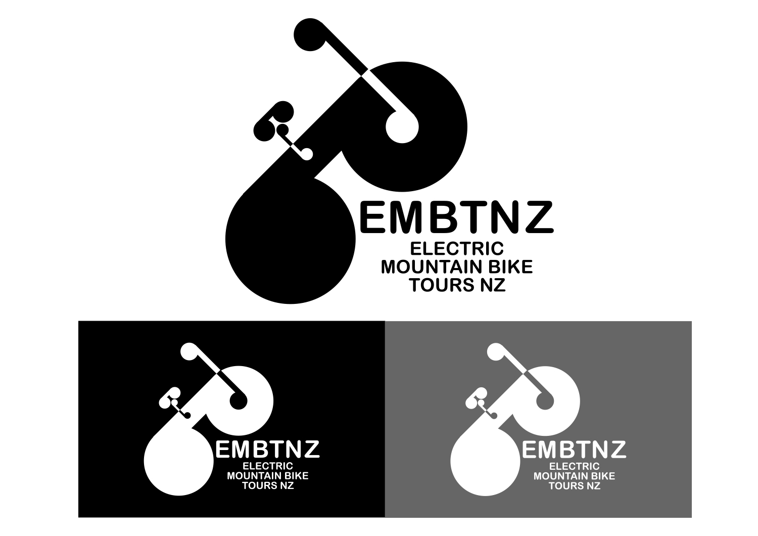 Logo Design by Rocketship for Electric Mountain Bike Tours NZ | Design #19241446