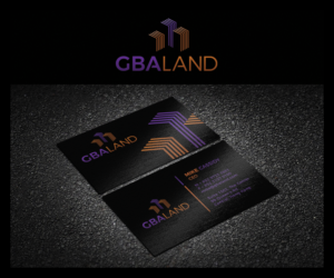 gba land (company name) lifestyle property development (underneath)  | Business Card Design by Ethien