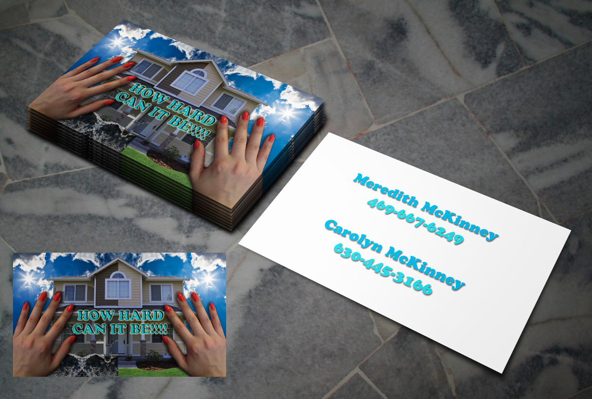 Business Card Design by Fitzi610 for HOW HARD CAN IT BE? | Design #2873810