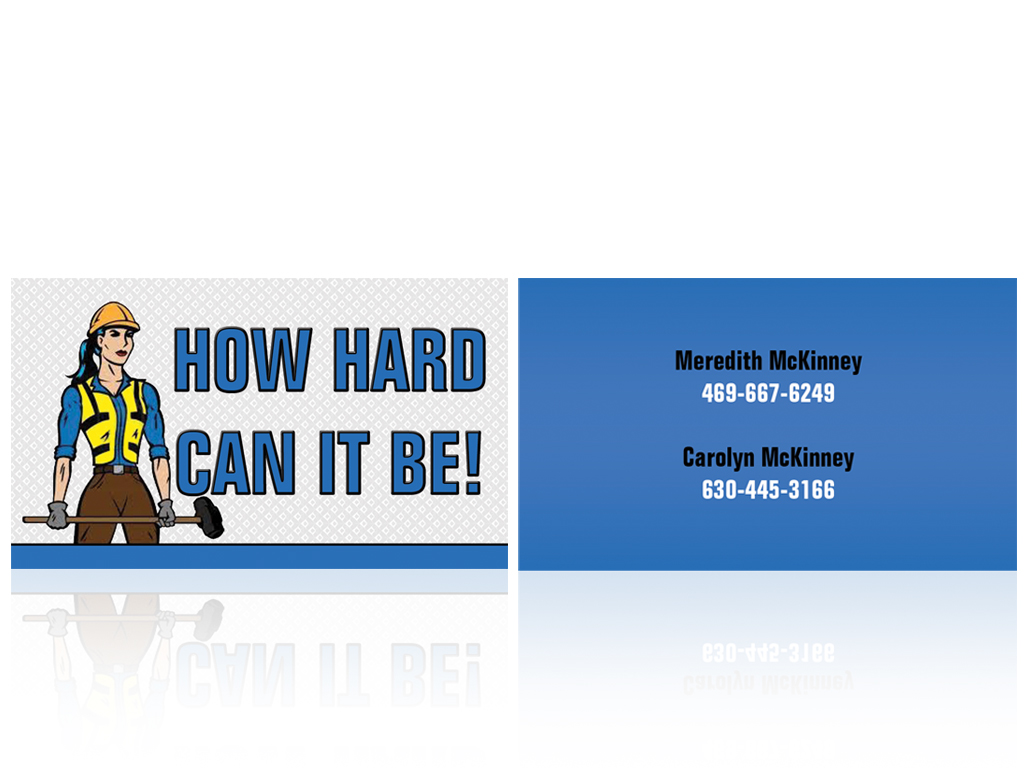 Design de Carte de Visite par Hardcore Design pour HOW HARD CAN IT BE? | Design #2881404