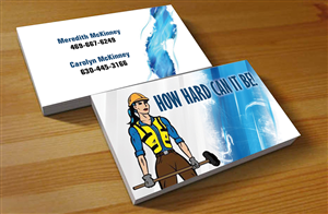Business Card Design by Hardcore Design for HOW HARD CAN IT BE? | Design: #2881419