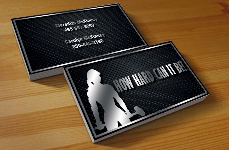 Business Card Design by Hardcore Design for HOW HARD CAN IT BE? | Design #2881535