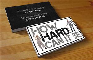 Business Card Design by Hardcore Design for HOW HARD CAN IT BE? | Design: #2881976