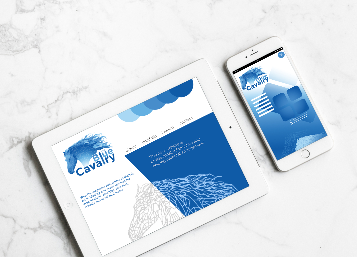 Diseño de Logo por Alex Phoenyx para The Blue Cavalry bvba | Diseño #19247073