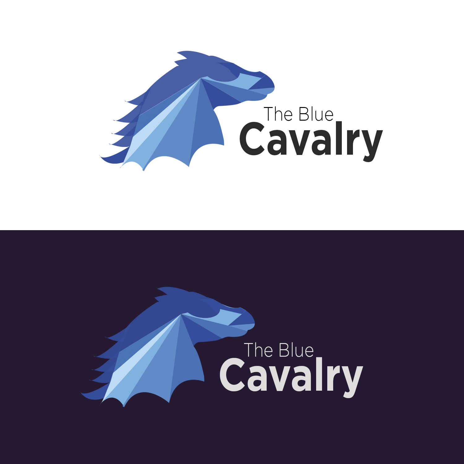 Logo Design by fathul661 for The Blue Cavalry bvba | Design #19234573