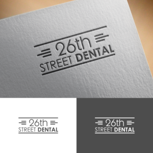 Logo Design by AZart for 26th Street Dental  | Design: #19230836