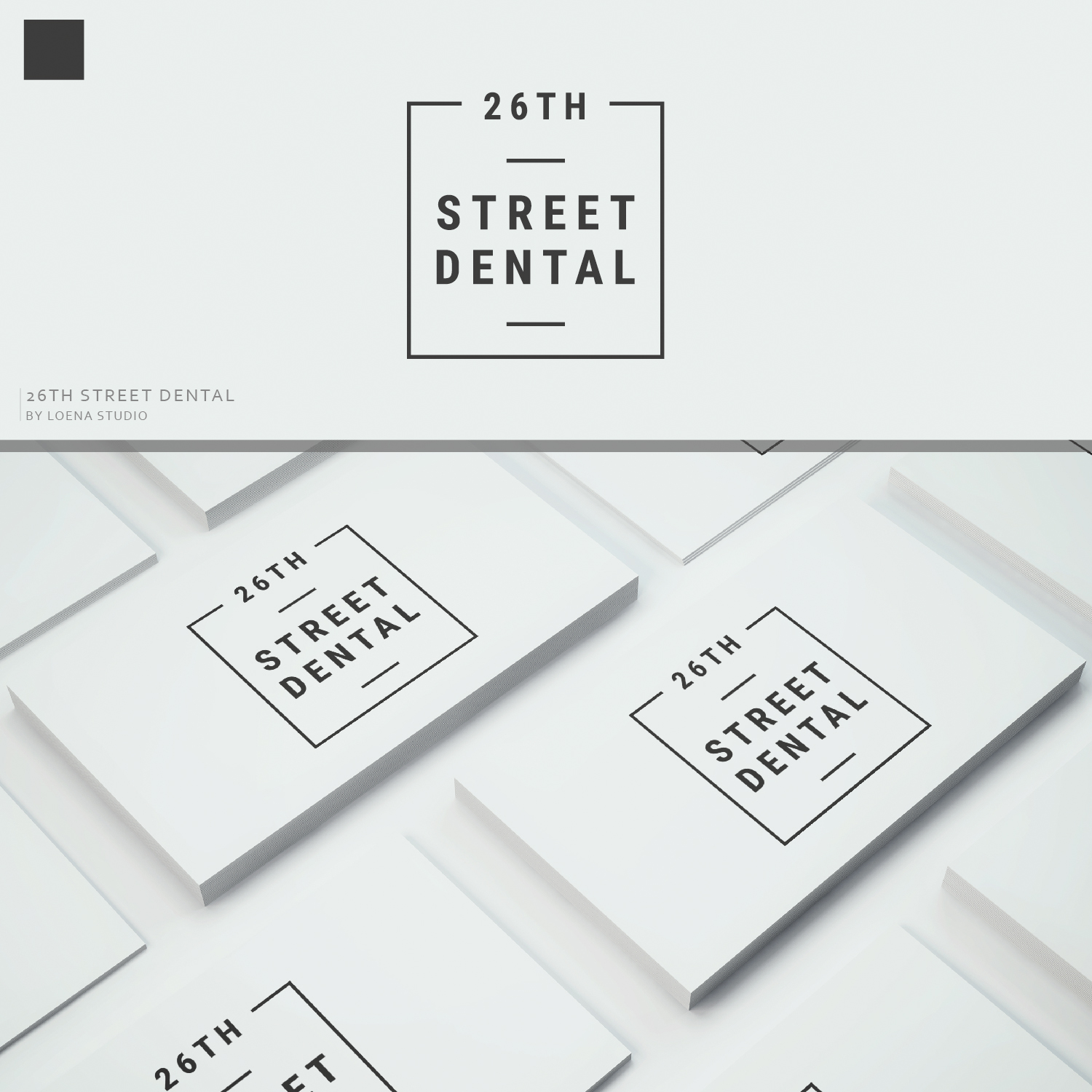 Logo Design by Loena Studio for 26th Street Dental  | Design #19240750