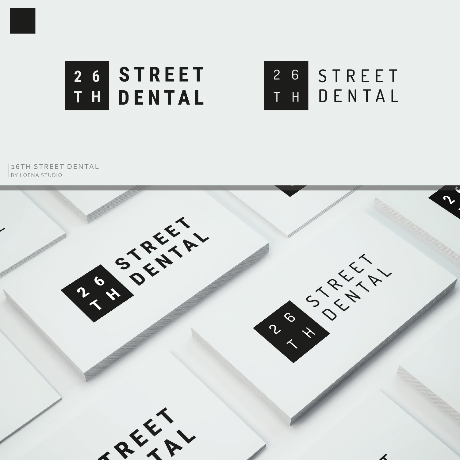 Logo Design by Loena Studio for 26th Street Dental  | Design #19263703