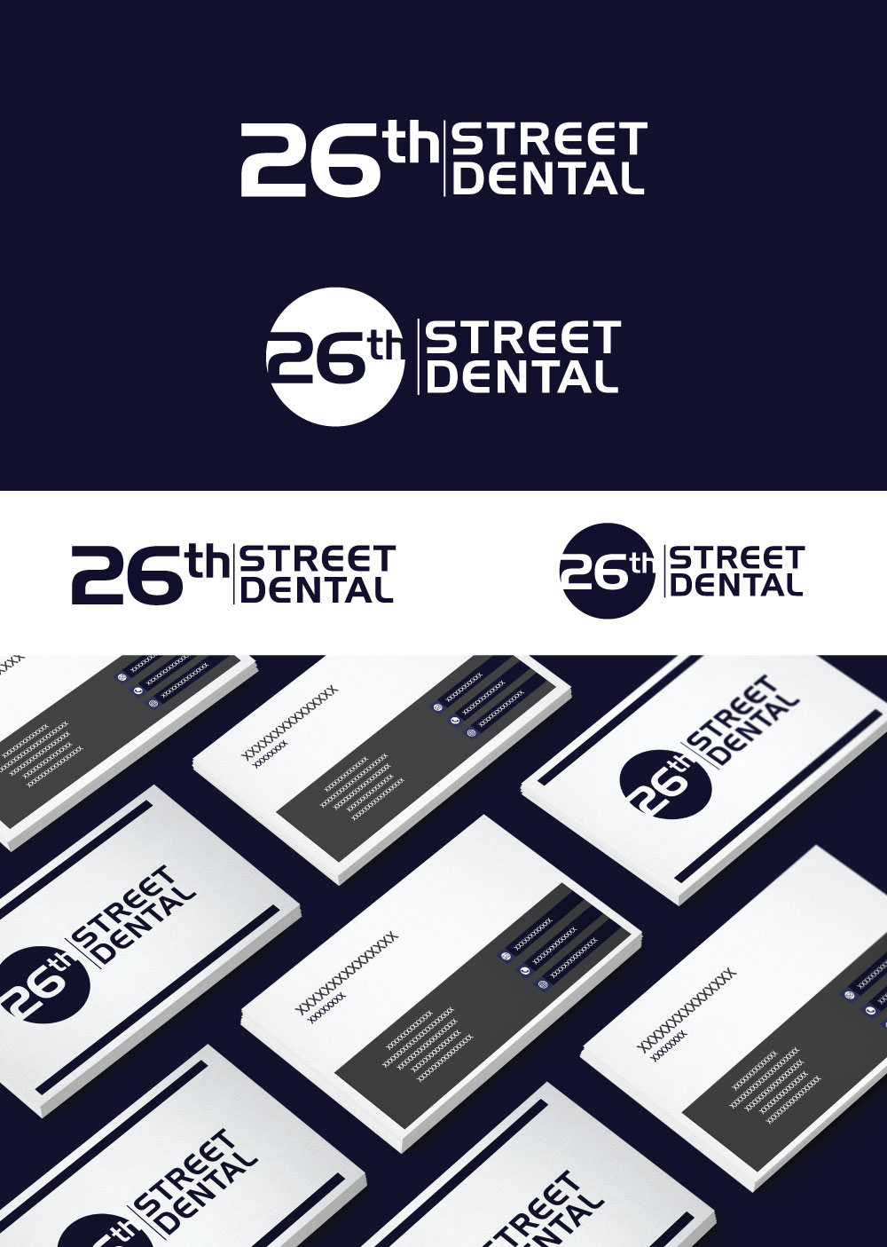 Logo Design by saroja 5 for 26th Street Dental  | Design #19241548