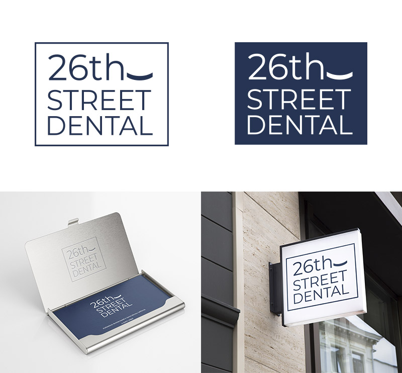 Logo Design by Silviagiraldo.dsgn for 26th Street Dental  | Design #19313284