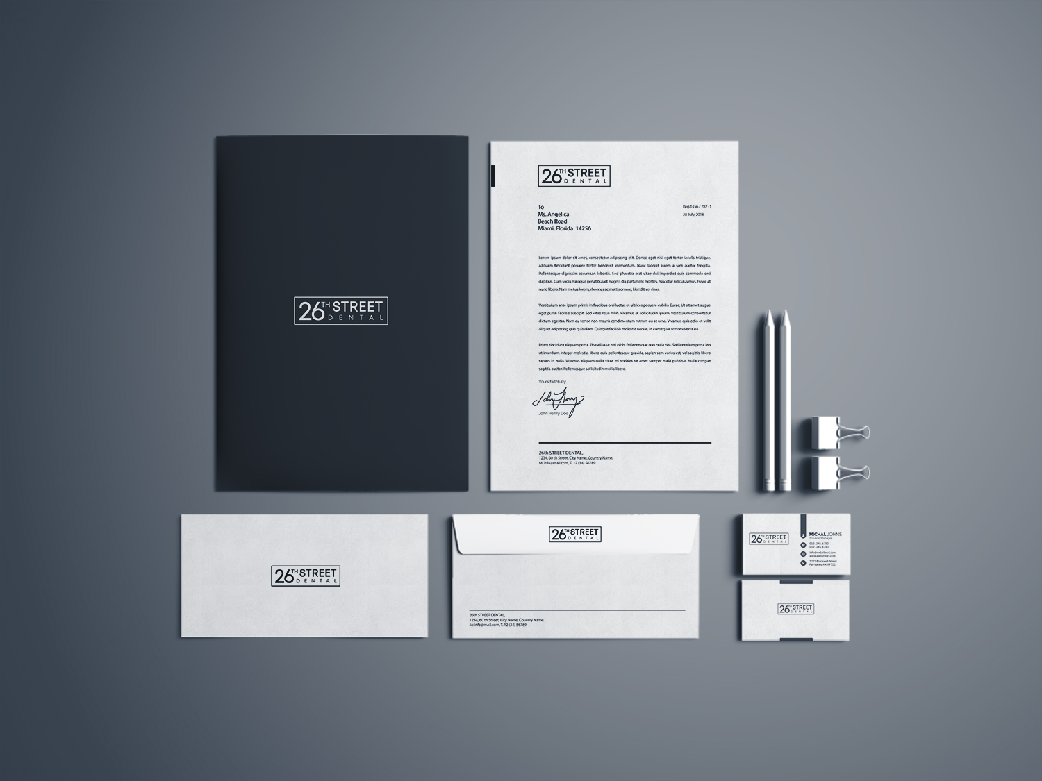 Logo Design by Khadijah Studio for 26th Street Dental  | Design #19288720