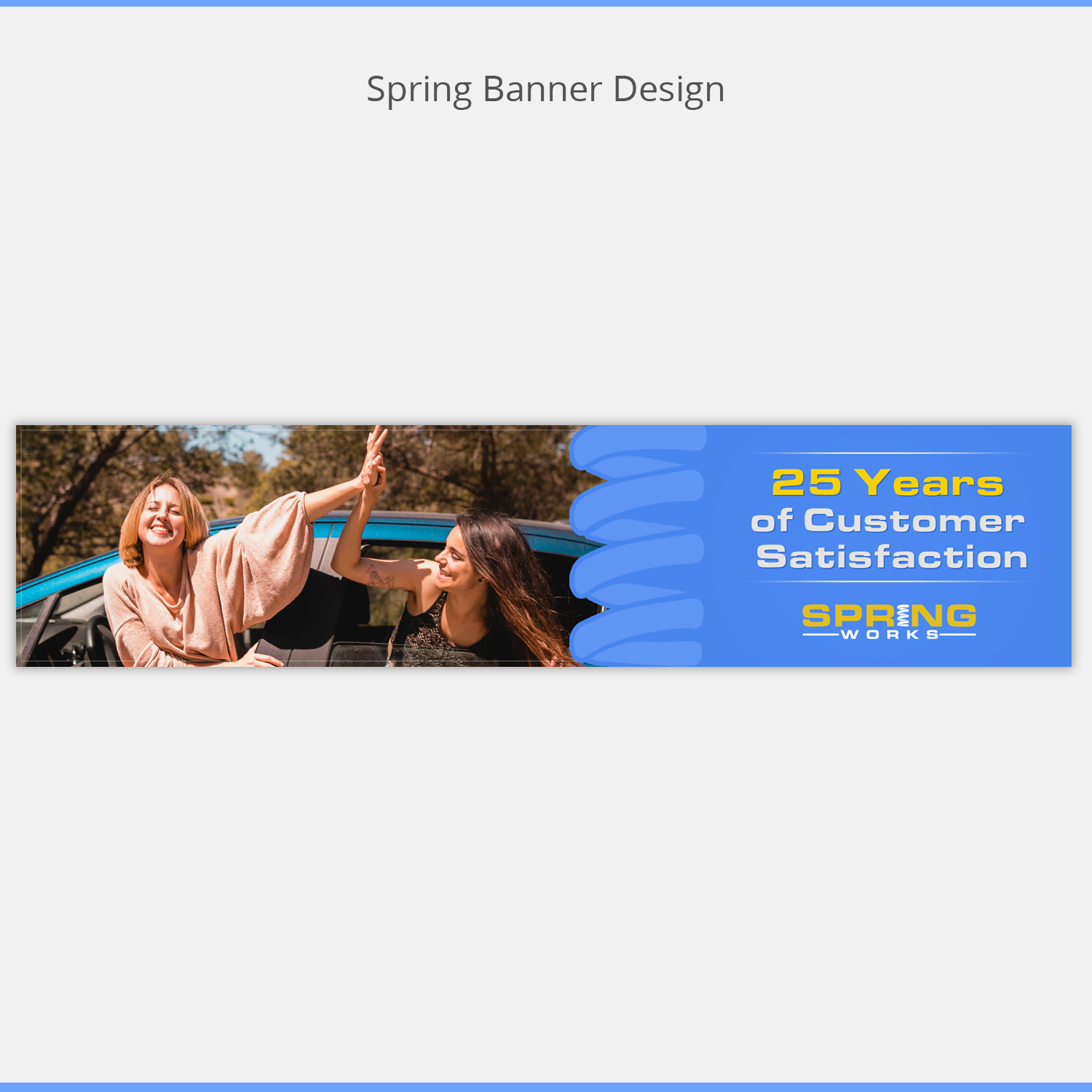 Diseño De Banner Publicitario por Pd Work para Spring Works Inc | Diseño #19281658