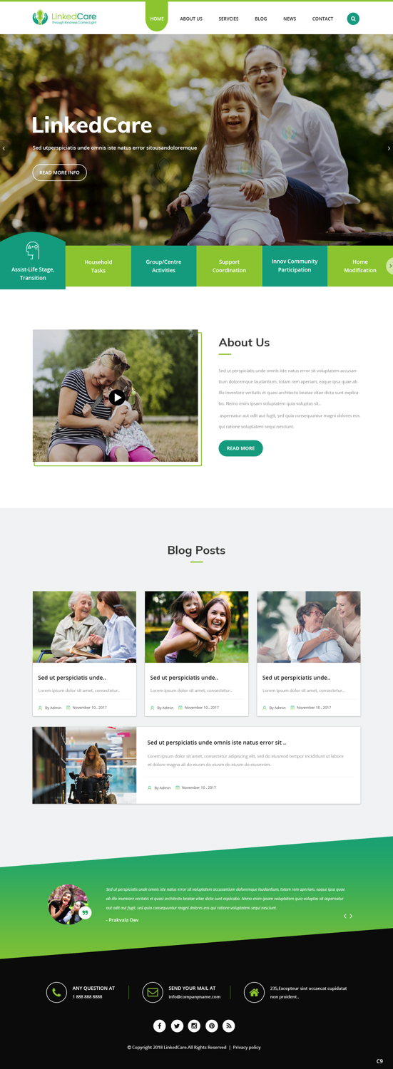 Web Design by pb for LinkedCare | Design #19245932