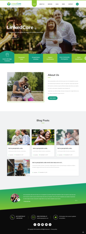 Web Design by pb for LinkedCare | Design: #19245932