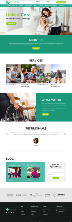 Web Design by pb for LinkedCare | Design: #19245934