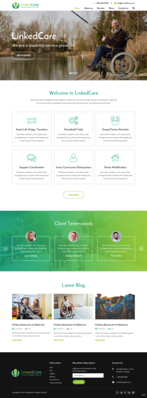 Web Design by pb for LinkedCare | Design: #19245935