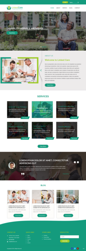 Web Design by pb for LinkedCare | Design: #19245936