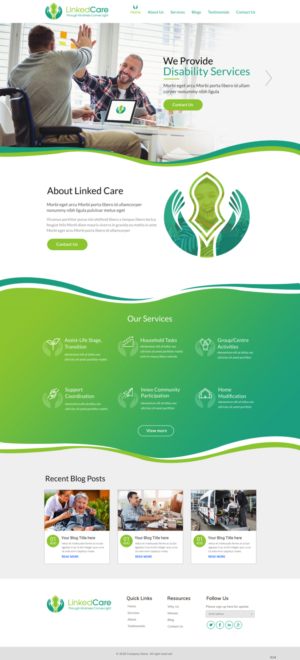 Web Design by pb for LinkedCare | Design: #19245945